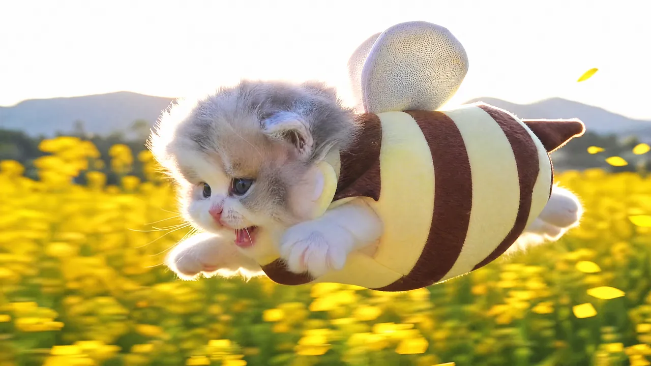 BEECAT · Content set + site from the client's own viral clip
